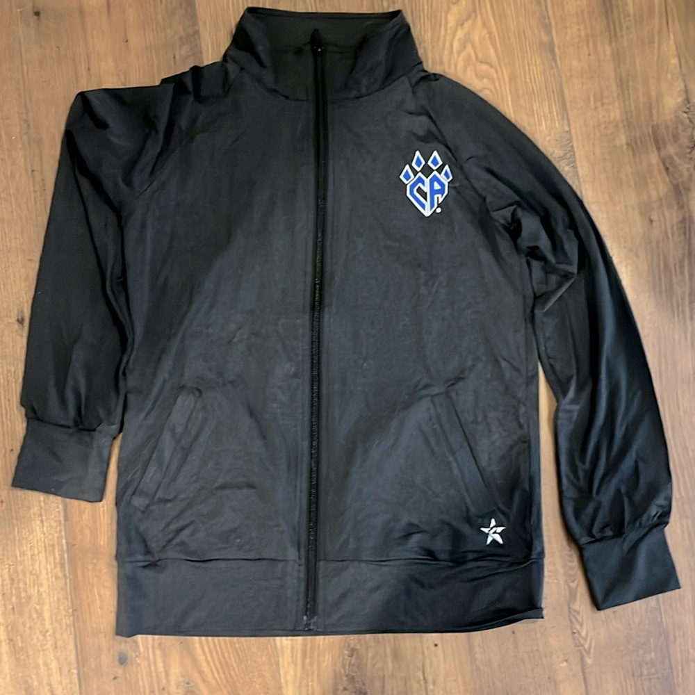 New w/o tag Cheer Athletics YL jacket Rebel brand